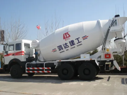 concrete mixing truck