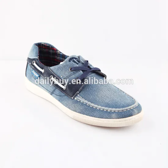 European and American fashion low cut canvas men boat shoes