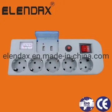 Удлинитель с Surge 2 USB E2205ES