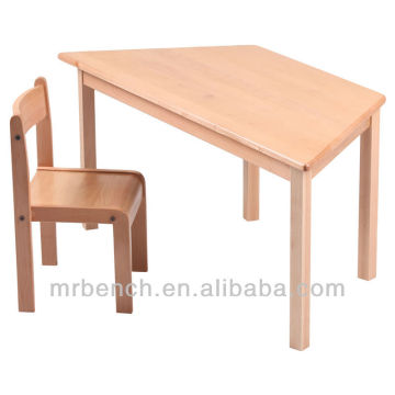 Kids Solid wood tables and chairs for events