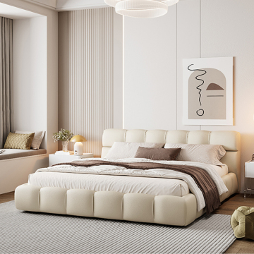 Cadre à double lit simple moderne nordique simple pour la chambre principale