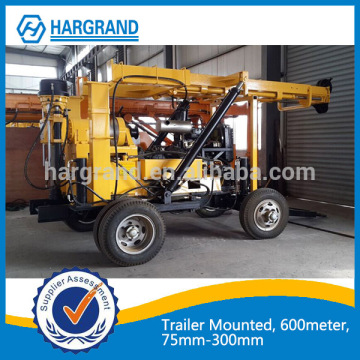 Hot Sale trailer mounted water well drilling rig