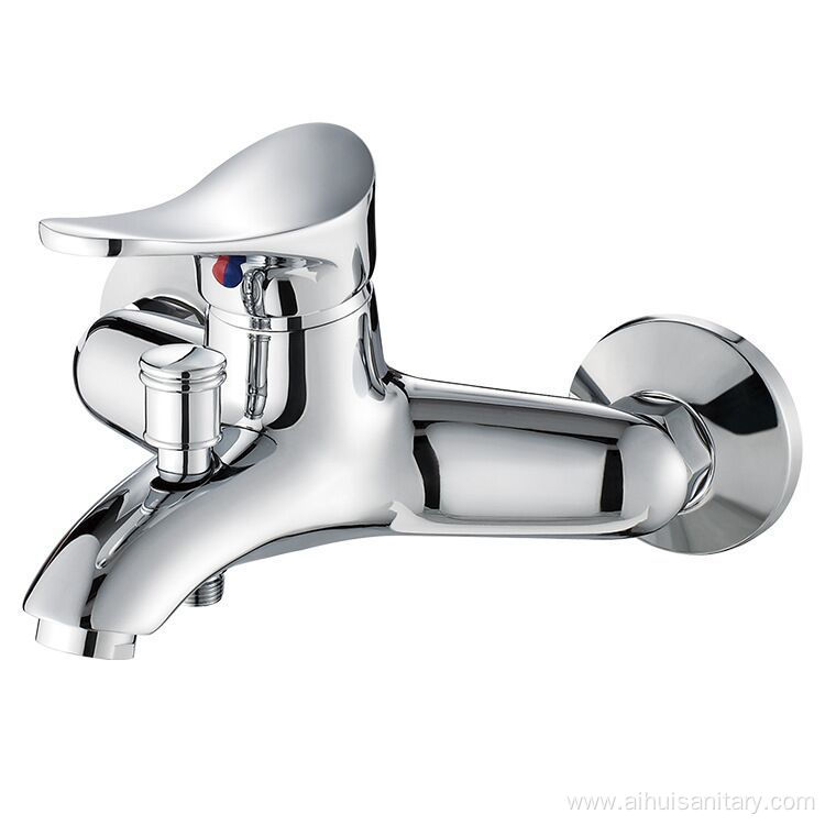 Single Handle Chrome Color Bathtub Faucet for Europe