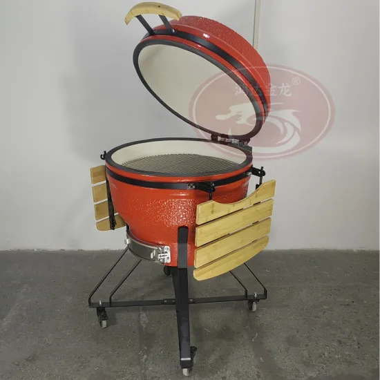 Vertical Charcoal Barbecue Grill Camping Fire Mini Small Round BBQ Portable Grill