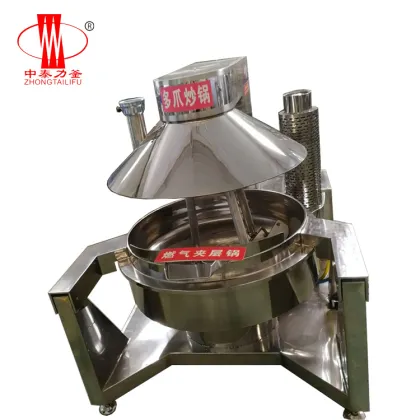 Affordable Fully Automatic Cooking Wok with Jacket Kettle
