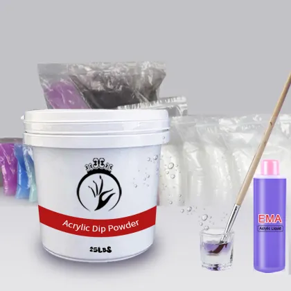 Factory Wholesale Clear Acrylic Nail Powder for Nail Dipping Systems