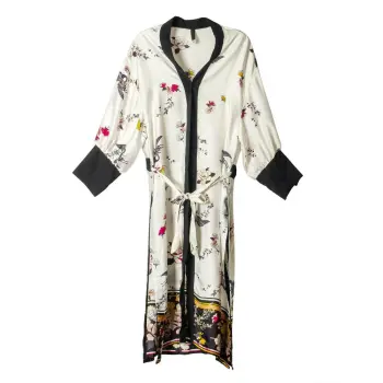 Women's  Long Robe Classic Long Sleeve Nightgown