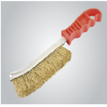Stable Uweld Steel Wire Brush with Wooden Handle