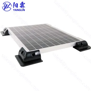 Universal ABS Plastic Solar PV Corner Mount Bracket for Flat Rooftops