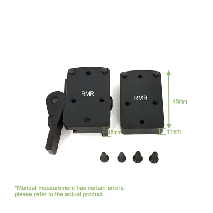 SOTAC Hunting Metal RMR QD Mount with Riser Plate for RMR Mini Red Dot Sight