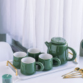 Cute Tea Mug Ceramic Coffee Cup Porcelain Coffee Set Teapot Set Cappuccino Latte Cups
