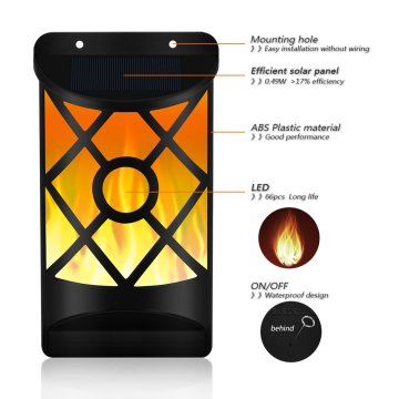 Luci da parete solari Luci notturne a LED