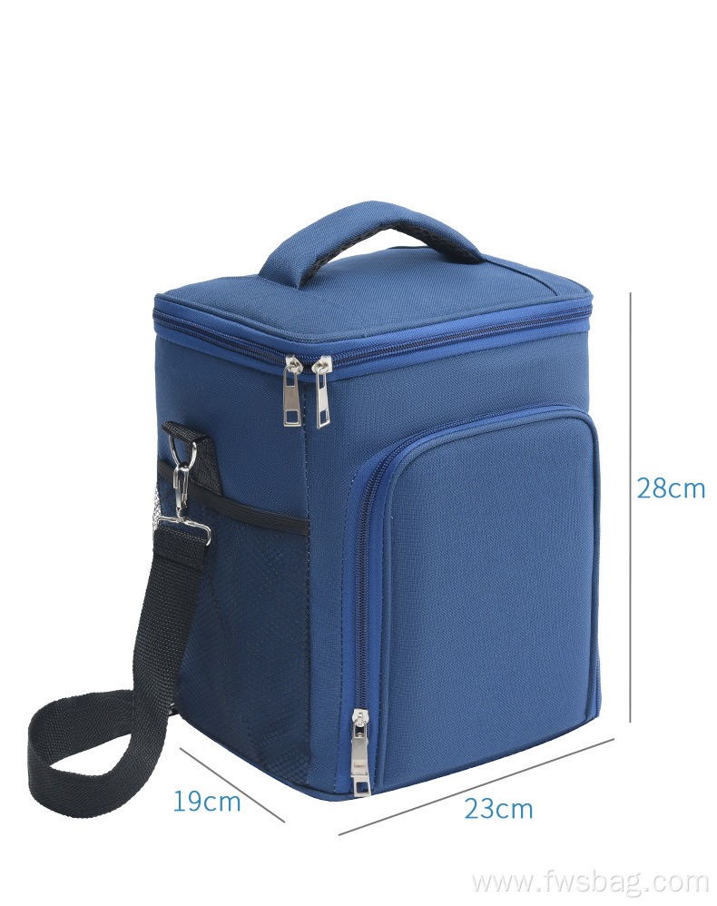 Large Insulated Lunch Cooler Bag Lightweight Lunch Box for Women Men, Foldable Double Layer Waterproof Leakproof Cooler Bag