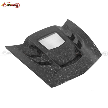 Forged Carbon Fiber Hood with Glass for Chevrolet Corvette C7 Z06