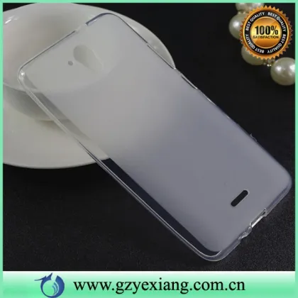 pudding tpu soft cover case for hisense f20 clear bumper matte back case