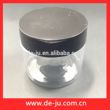 PET clear cosmetic plastic jar for medicine