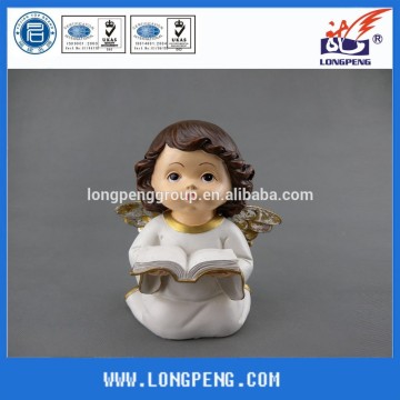 White Resin Souvenir Angel Statue