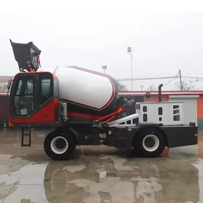 Self Loading Drum Concrete Mixer for Construction Works