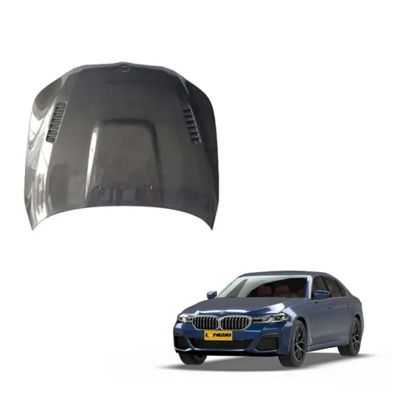 Carbon Fiber Engine Cover for BMW 5 Series E60 Front Bonnet