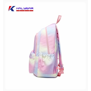 Hot Selling Polyester Tie Dye Backpack Girls