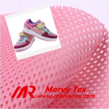 polyester air mesh fabric warp knit fabric for sports shoes export to India