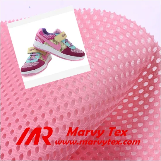 polyester air mesh fabric warp knit fabric for sports shoes export to India