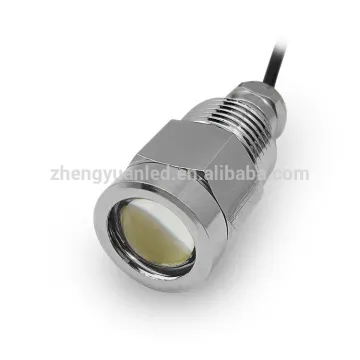 9W Led Drain Plug Light Underwater Boat Lights IP68 Waterproof Connector