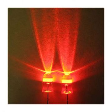 5mm LED Light Bulbs - White Red Green Blue Yellow - 1000 per Bag