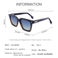 Embellished Square Acetate Sunglasses