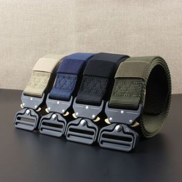 เข็มขัดเอว Nylon Nylon คุณภาพดี 3.8 ซม. สำหรับการฝึกอบรมกลางแจ้ง