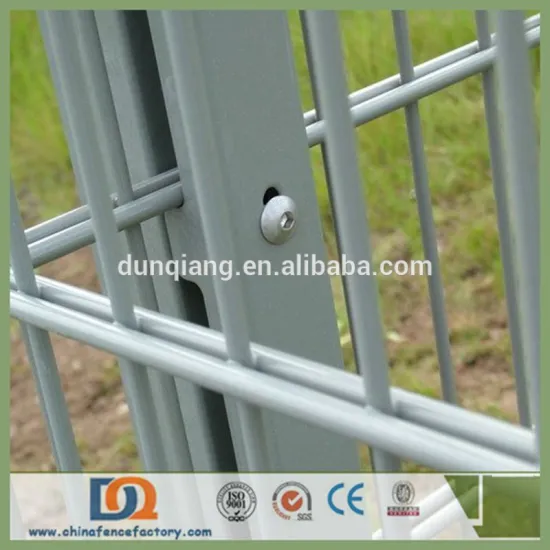 Powder Coated Double Wire 565 Welded Fence for Public Utility Facilities
