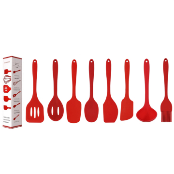 Set di utensili da cucina in silicone resistente al calore da 9 pezzi