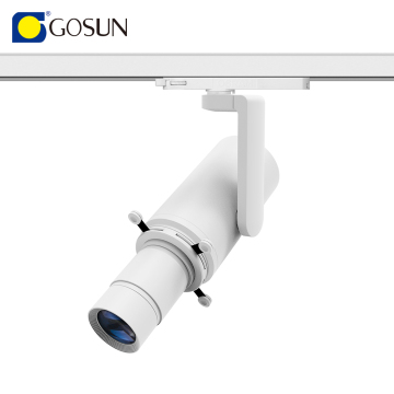 High Output 45 Degree 32W Contour Track Spotlight for Museums and Art Galleries