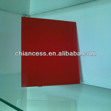 Red solid pc solid sheet plastic panel polycarbonate board