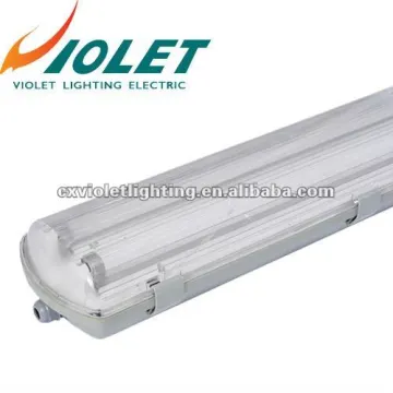 T8 Waterproof Fluorescent Light Fixtures IP65