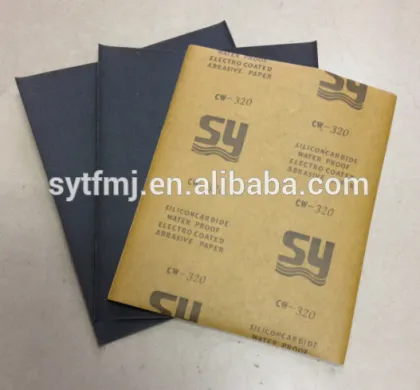Silicon Carbide / Waterproof Sandpaper / Black Sandpaper
