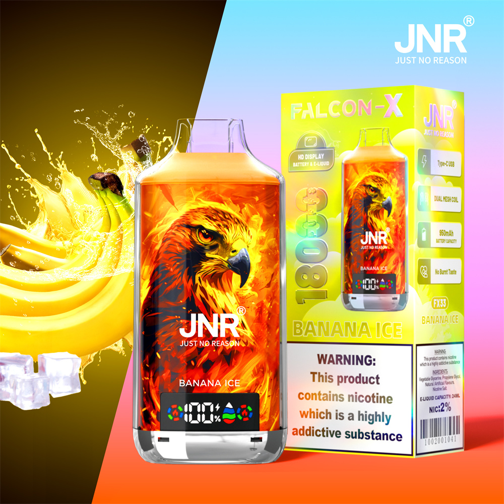 JNR Falcon-X 18000 Puffs Vape Digital Display