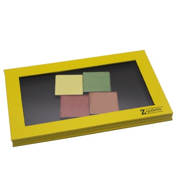 Customized paper palette makeup