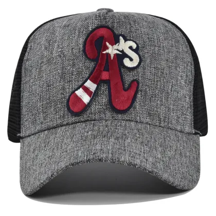 New Era Mesh Era Back A's Trucker Caps and Sports Hats for Men