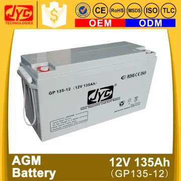 Big capacity 12v 135ah deep cycle agm battery