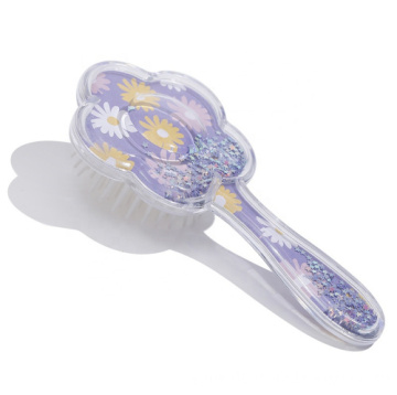 Transparent Cartoon Hair Comb for Smooth Hair and Skin Massage