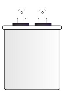 Motor starting capacitor