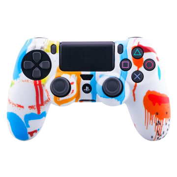 Großhandel Custom Gamepad Silicon -Tarnhülle für Sony PS4 Controller Mixcolor Silikonabdeckung