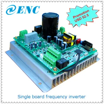 1HP AC Drive/ Single Board Inverter/ 220VAC Inverter/ VSD/VFD/ AC Motor Drive/ Single Phase Motor Speed Controller