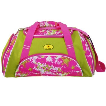 Bolsa de viagem ao ar livre verde vermelho rosa