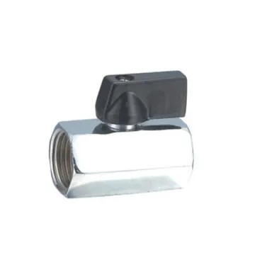 Brass mini ball valve F/F