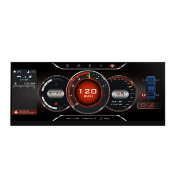 High Resolution 1920x720 Pixels 12.3 Inch Bar TFT LCD Panel with 50 Pins Connector
