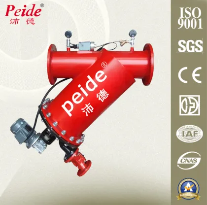 Automatic sucking backwash filter