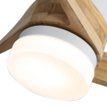 New design wooden blade ceiling fan light