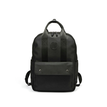 Custom Durable Utility Leisure Mens Plain Black Backpack